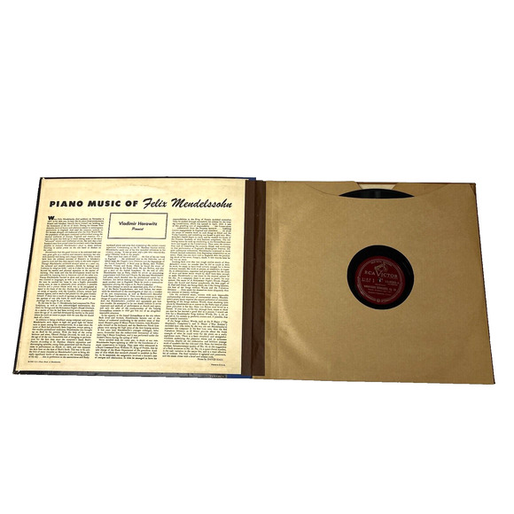Red Seal Record: A Mendelssohn Centenary Album Played by Vladimir Horowitz Vinyl - Picture 7 of 8